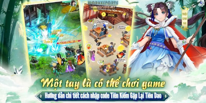 Hướng dẫn chi tiết cách nhập code Tiên Kiếm Gặp Lại Tiêu Dao