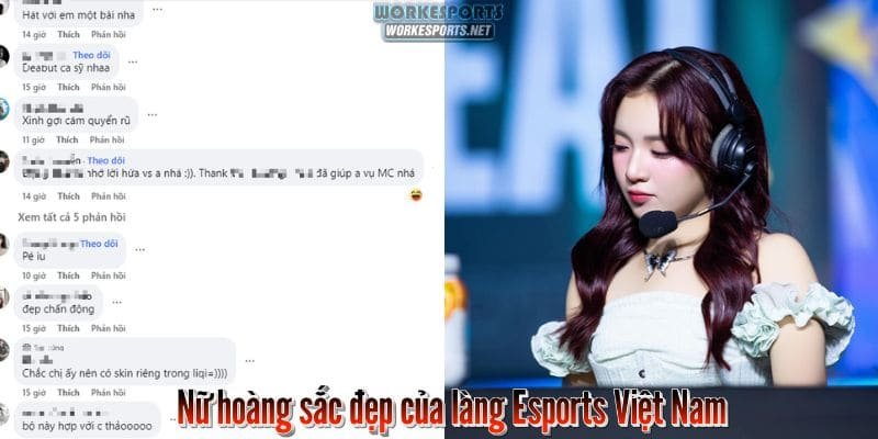 Nữ hoàng sắc đẹp của làng Esports Việt Nam